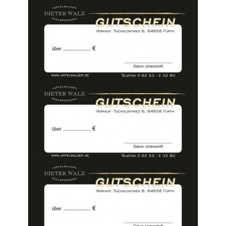 Apfelwalzer Gutschein 100 Euro